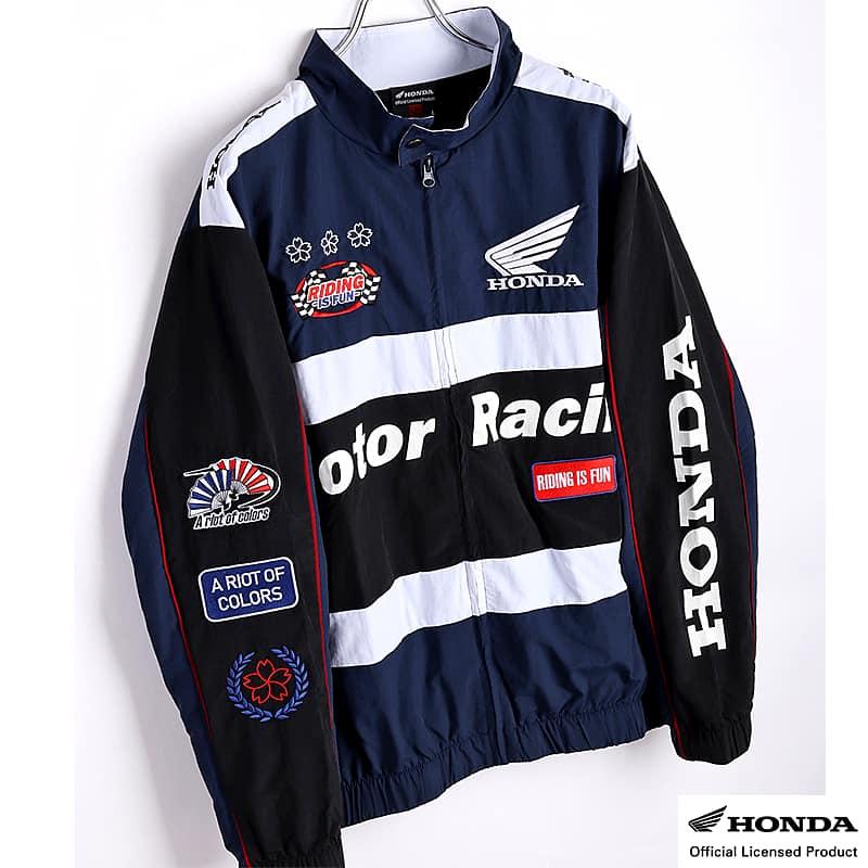 ホンダ（HONDA） HONDA×百花繚乱 レーシングブルゾン ネイビー