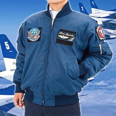 航空自衛隊ブルーインパルス プレミアムブルゾン サーモライト Sサイズ