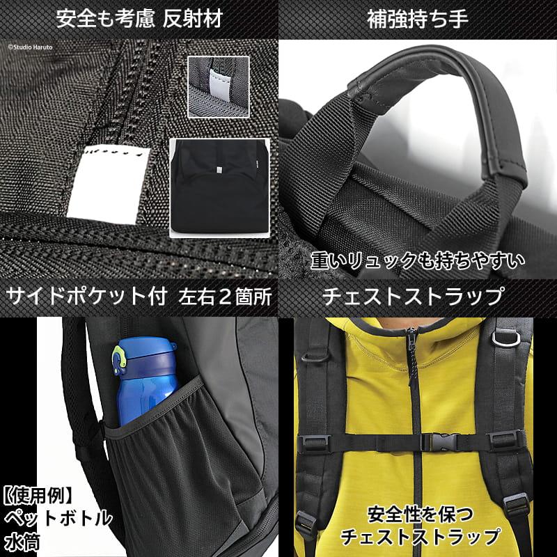 IMPACT LOCK RA-012 AGS ワーカーズリュック ブラック 荷物負担軽減