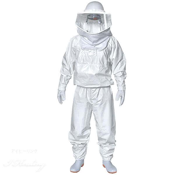 蜂防護服 ラプター3 V-1000 業務用 フルセット 蜂防護手袋V-4付