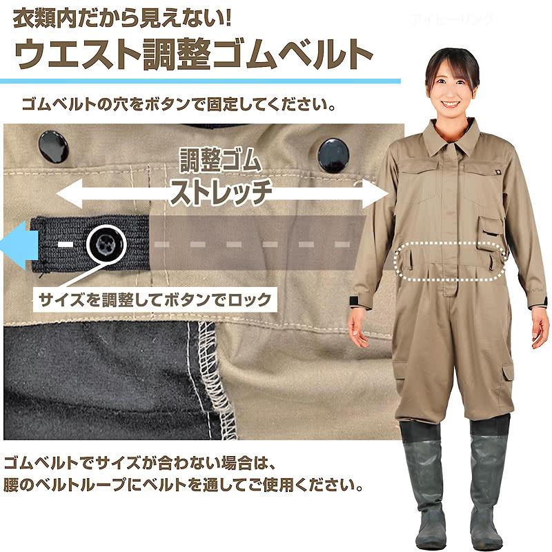 DIR EN GREY腰履き風ツナギ 収納バッグ付き新品 NORGU 涼感ファン付きツナギ カーキ ノウグ NRG-001 つなぎ