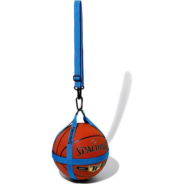 バスケットボール収納ハーネス シアン 50-013CY バスケ ハーネスベルト式ボールバッグ スポルディング｜i-healing｜05