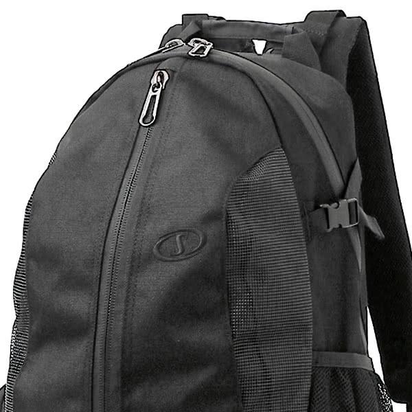 バスケットボール バッグ 高耐久CORDURA ケイジャー プロ ブラック 41-013BK バスケ リュック バックパック 32L スポルディング CAGER PRO｜i-healing｜03