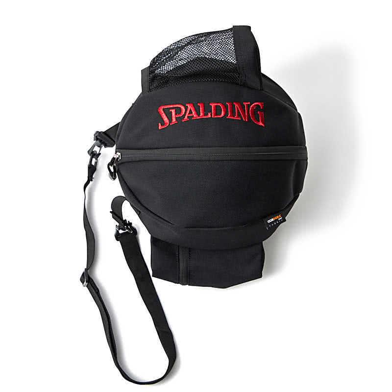 SPALDING バスケットボールバッグ PRO ブラック レッド 49-005RD バスケ ボール収納 スポルディング22AW正規品｜i-healing