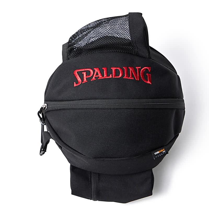 SPALDING バスケットボールバッグ PRO ブラック レッド 49-005RD バスケ ボール収納 スポルディング22AW正規品｜i-healing｜02