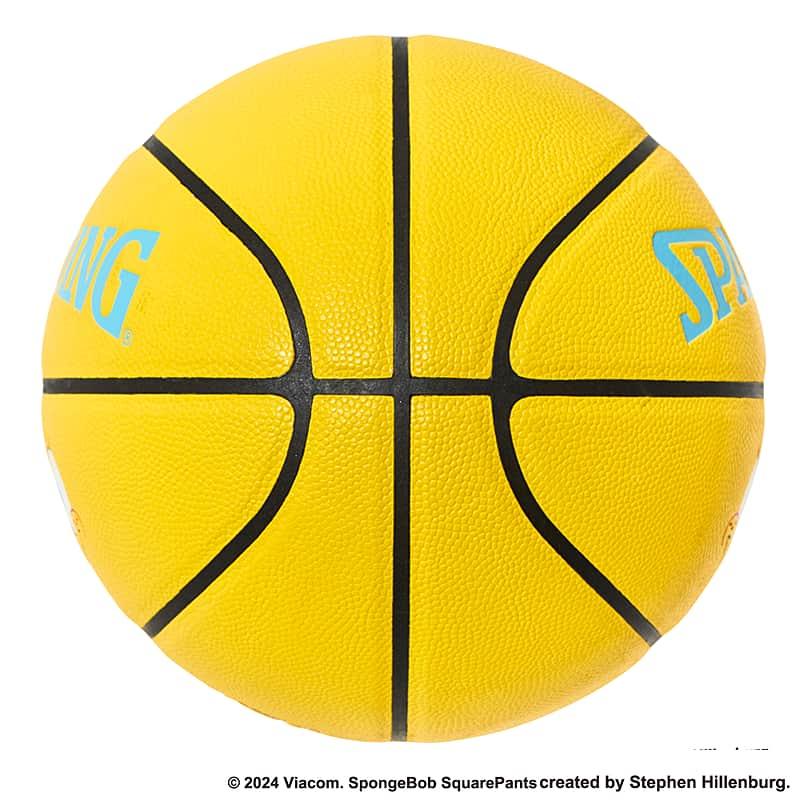 SPALDING バスケットボール 7号 スポンジボブ イエロー SPALDING バスケットボール 7号 スポンジボブ イエロー