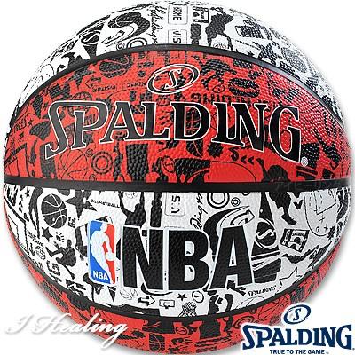 Spalding バスケットボール7号 壁画柄グラフィティ レッド ラバー スポルディング 574z I150s415 574z アイヒーリング 通販 Yahoo ショッピング