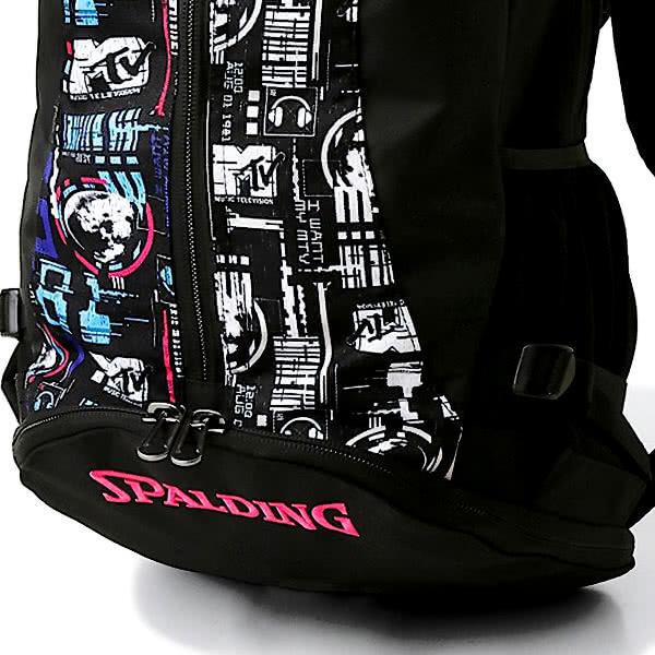 タグ付き未使用　SPALDING バスケットボール　バックパック　MTV 楽天市場】バスケットボール ボールバッグ MTVムーン 49-001MO