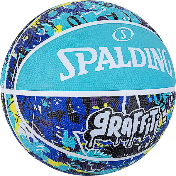 スポルディング ミニバス バスケットボール 5号 グラフィティ ブルー バスケ 84 515j 小学校 子供用 ゴム 外用ラバー Spalding I150s929 84 515j アイヒーリング 通販 Yahoo ショッピング