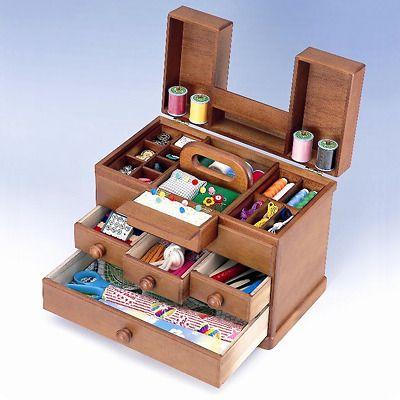 卓製作所のソーイングボックス裁縫箱 日本製｜i-healing