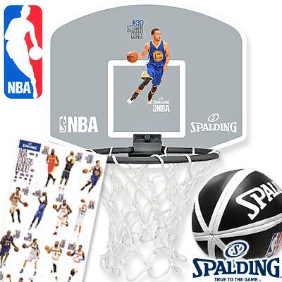 SPALDING（スポルディング） 選手シール付NBAバスケットゴール 壁掛け