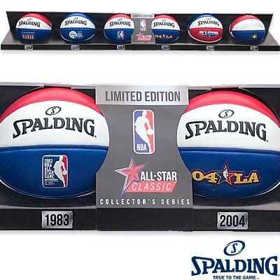 SPALDING 2018 NBAオールスター ミニボール6球セット マネーボール コレクション バスケットボール1.5号 スポルディング65-023Z正規品｜i-healing