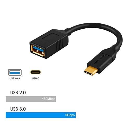 otg type-c,CableCreation USB 3.1 Type C to 標準USB 3.0 A OTGケーブル ブラック0.15m｜i-labo｜02