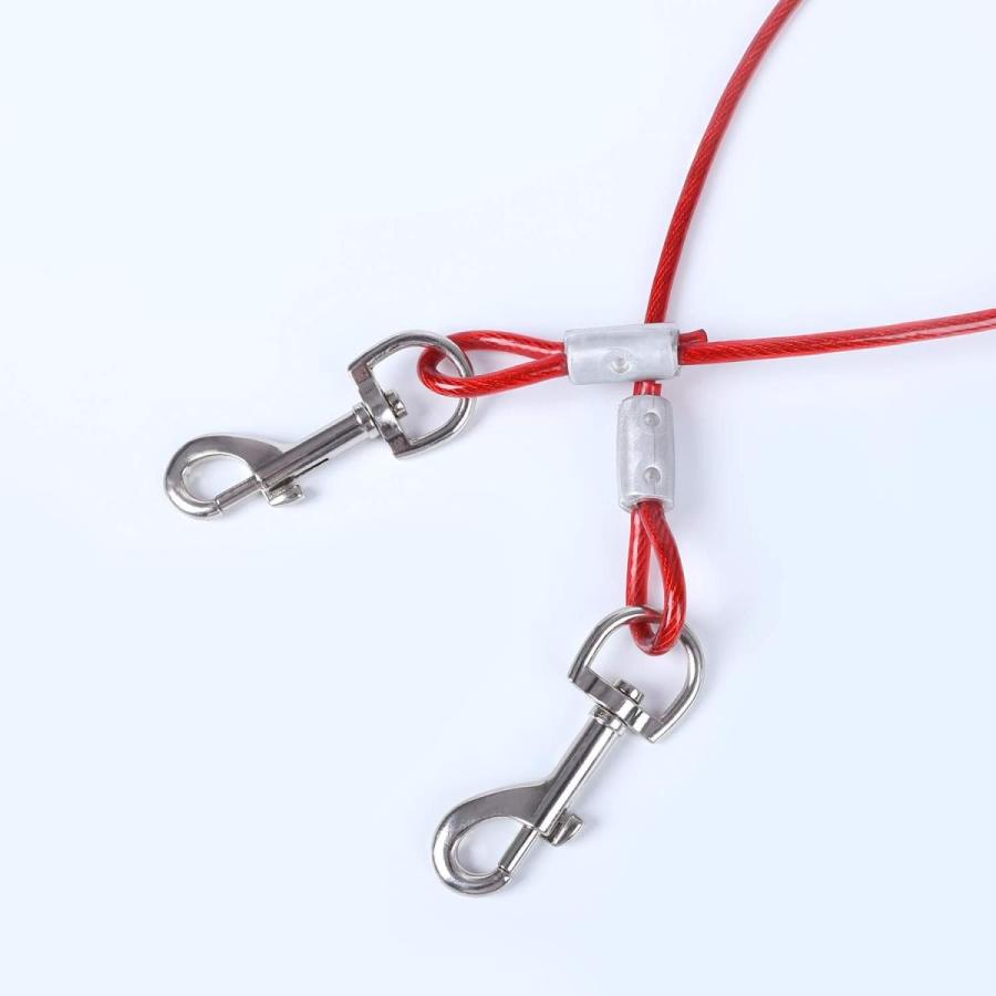 10mロングリード 犬 係留 リード スチール ワイヤー ロープ 繋留器具 しつけ用 小型 中型 大型 犬用 S 0128 I Labo 通販 Yahoo ショッピング