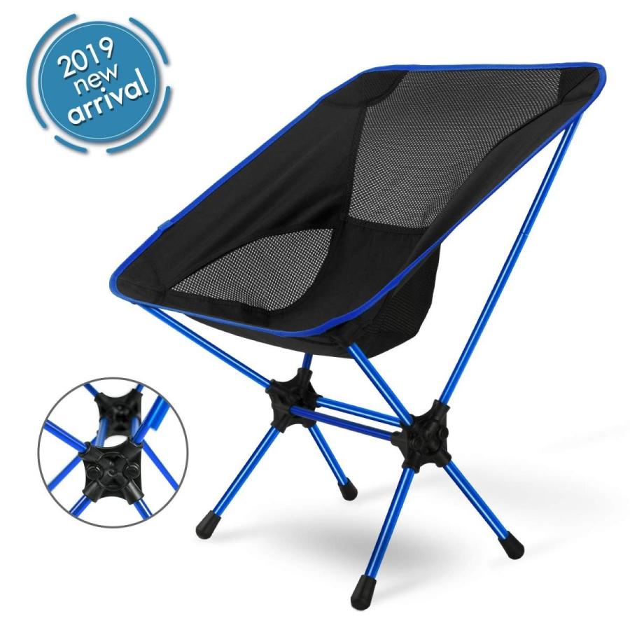 アウトドアチェア Leader Accessories コンパクトチェア キャンプ 椅子 折りたたみ椅子 ハイキング お釣り 登山 ピクニック Blu Ee Unila Ac Id