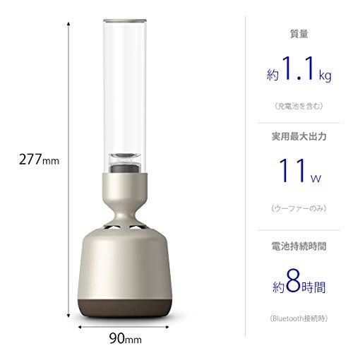 SONY グラスサウンドスピーカー ハイレゾ対応/Bluetooth対応/LEDライト