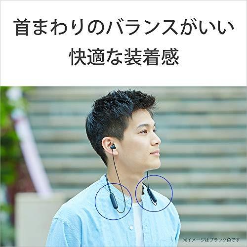 ソニー SONY ワイヤレスイヤホン WI-C200 : Bluetooth対応/マイク付き ホワイト WI-C200 WC｜i-labo｜06