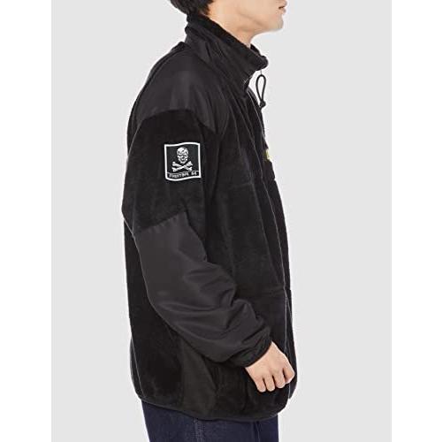 エフスタイル　フリースジャケット 第84戦闘飛行隊紋章 フリース ブラック 標準 