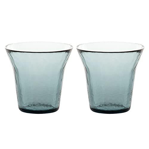Wired Beans ワイヤードビーンズ タンブラー (津軽びいどろ) ペアセット タンブラーグラス 200ml (ブルー 同色セット)