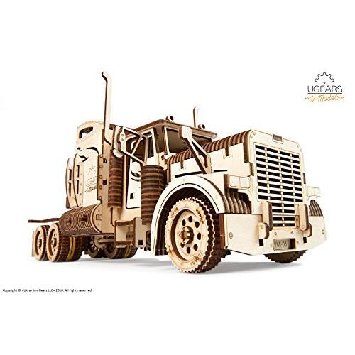 Ugears ユーギアーズ heavy Boy Truck VM-03 へヴィーボーイトラックVM-03 ;70056　木のおもちゃ 3D立体 パズル｜i-labo｜03