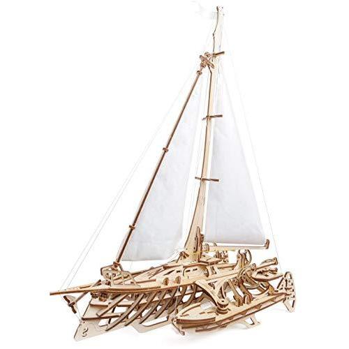Ugears ユーギアーズ Trimaran Merihobus トリマランヨット 70059 木のおもちゃ 3D立体 パズル