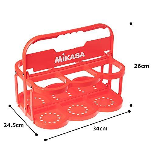 ミカサ MIKASA 折りたたみ式ボトルキャリアー(6本入) 赤 BC6-R 340×265×240mm｜i-labo｜05