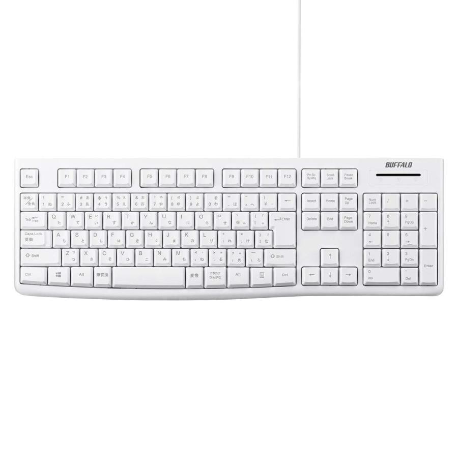 Buffalo Usb接続 有線スタンダードキーボード ホワイト Bskbu105wh Windows Ps4 Nintendo Switch対応 S 07 I Labo 通販 Yahoo ショッピング