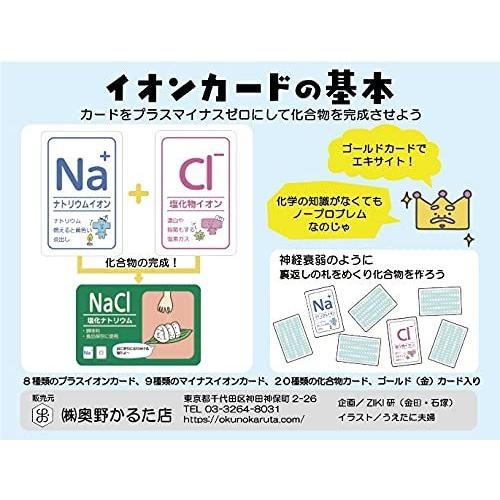 遊んで学べる化学 イオンカード 2021年版 水色｜i-labo｜02