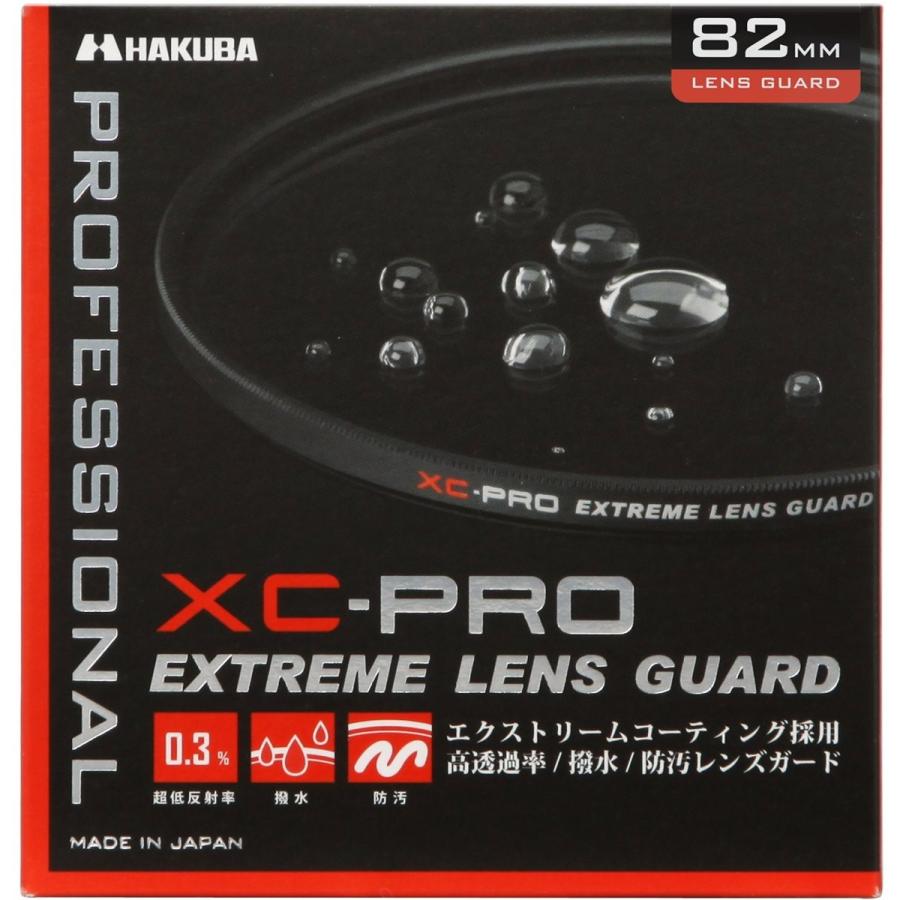 HAKUBA 82mm レンズフィルター XC-PRO 高透過率 撥水防汚 薄枠 日本製 レンズ保護用 CF-XCPRLG82｜i-labo
