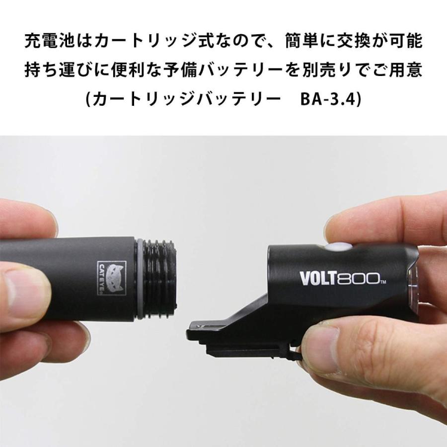 キャットアイ(CAT EYE) LEDヘッドライト VOLT800 HL-EL471RC USB充電式｜i-labo｜04