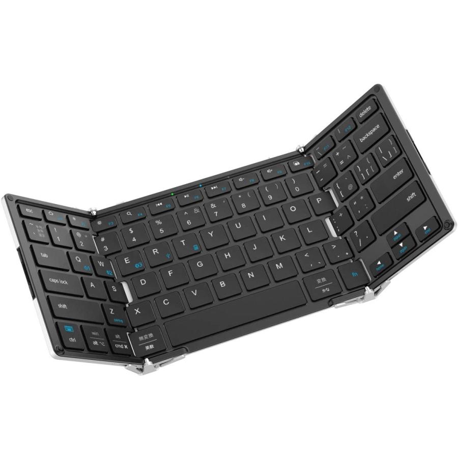 Iclever ワイヤレスキーボード 折りたたみ 薄型 フルサイズ 無線 Usb接続対応 Ios Android Windowsに対応 Ic Bkse S 07 I Labo 通販 Yahoo ショッピング