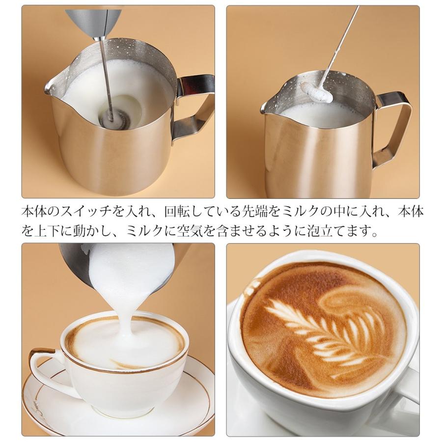ミルク泡立て器 Simpletaste ミルクフォーマー 小型 ハンドヘルド 電動牛乳 泡立て器 卵 コーヒー ミルク ミニコーヒー攪拌機 ステンレス S I Labo 通販 Yahoo ショッピング