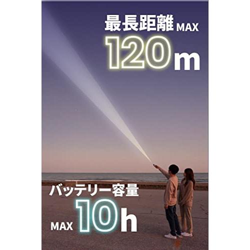 Afora LANTERN＆FLASHLIGHT ランタン ライト 充電式 小型 LED 懐中電灯 最大10時間 アウトドア キャンプ用品(黒 単品)｜i-labo｜03