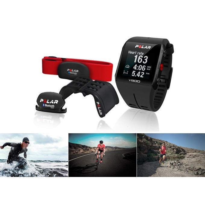 ポラールV800 美品 ポラール（POLAR） V800 トライアスロン・エディション ハビエル