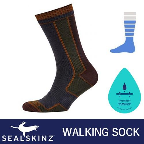 SealSkinz シールスキンズ 完全防水ソックス Walking Sock 防水靴下 ウォーキング 1111409 LEE0000070