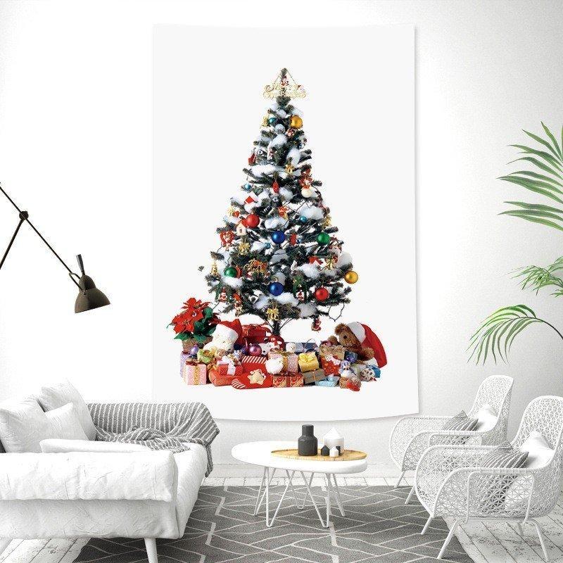 クリスマスツリー タペストリー 150x100cm 壁掛けタペストリー 雰囲気満々 クリスマスデコレーション カーテン 飾り布 インテリア ツリータペストリー ウォール Zsh021 I Link 通販 Yahoo ショッピング
