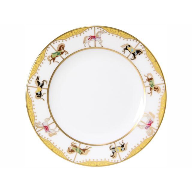 食器 お皿 大倉陶園 うまくゆくシリーズ 回転木馬 20cmデザート皿