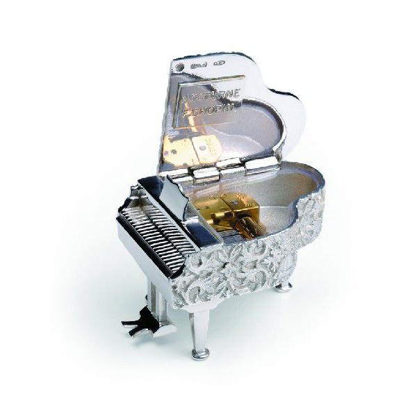 REUGE リュージュオルゴール スターリングシルバー925（ピアノ形） 17弁1曲