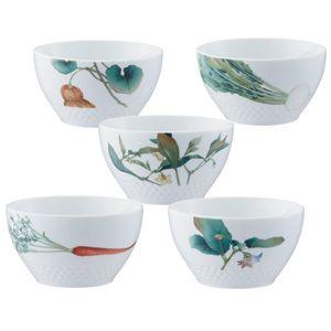 ノリタケ 食器 ボウル NORITAKE 京香旬彩 11cmボウル5pcセット（絵