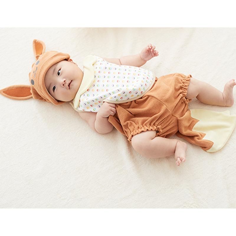 犬印 犬印本舗 モンポケ ギフトセット B896051（エプロンスーツ＆帽子