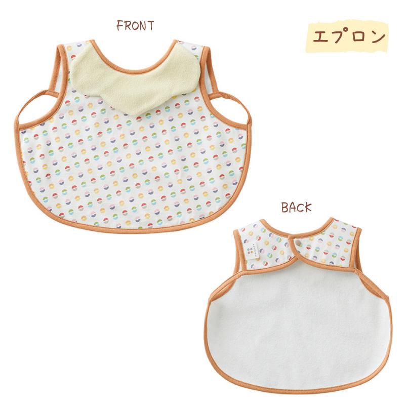 犬印 犬印本舗 モンポケ ギフトセット B896051（エプロンスーツ＆帽子