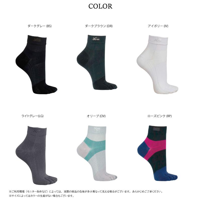 大谷翔平愛用モデル ワコール CW-X ソックス BCR610 ユニセックス 男女兼用 5本指ソックス ショートタイプ S・M・Lサイズ | CW-X | 07