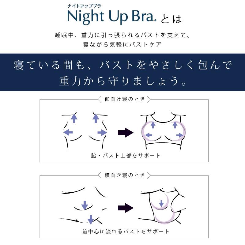 ワコール ナイトアップブラ ナイトブラ BRA164 おやすみブラ 夜用ブラ バストケア 下垂防止 ノンワイヤーブラ Wacoal Night Up Bra M・Lサイズ 3Y｜i-may｜18