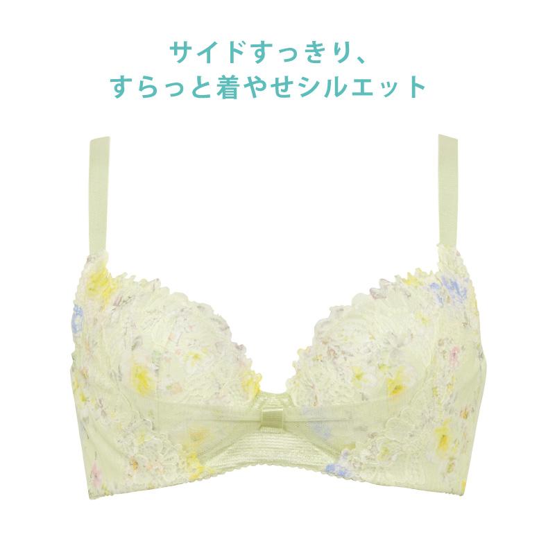WACOAL ワコール リボンブラ 脇すっきり ブラジャー BRB433 3/4