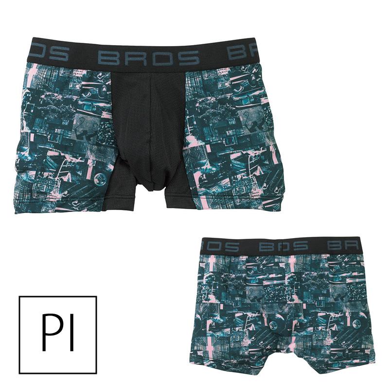 BROS メンズ ワコール ブロス ボクサーパンツ 前閉じ M L GT3810 3Y