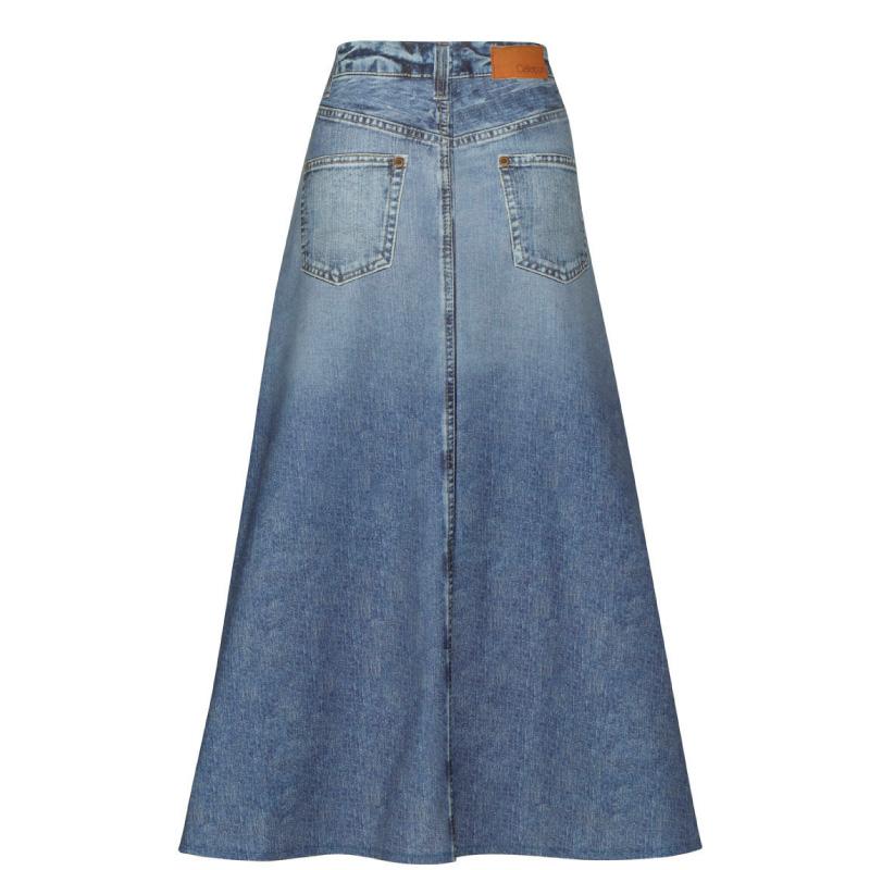 ※GW過ぎたら削除【コムデギャルソン】デニムスカート WACOAL（ワコール） カルソン まるでデニム ロングスカート KSN202