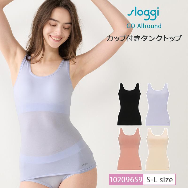 トリンプ スロギー スロギー ゴーオールラウンド カップ付き タンク 
