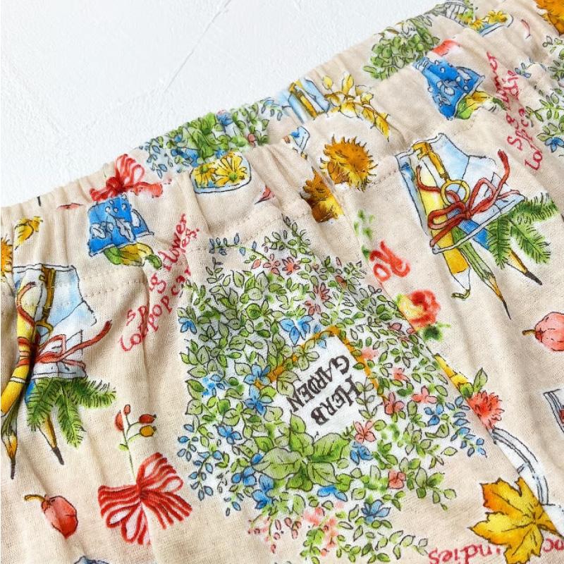 チュニック TUNIC 切り替えパジャマ 80接結 ハーブガーデン フェミニン