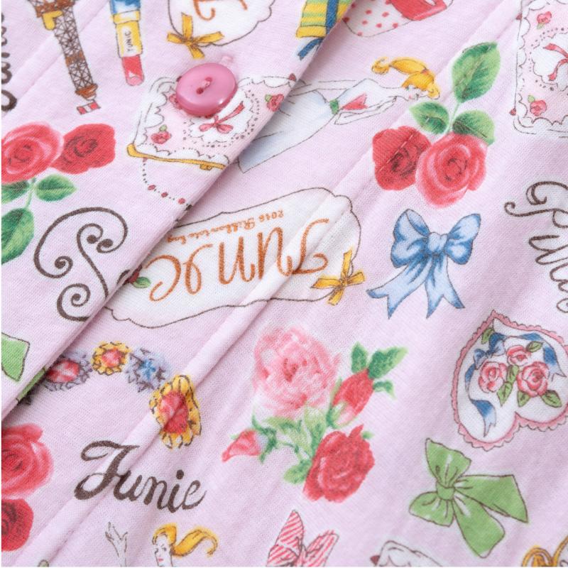 TUNIC 鴨居羊子 パジャマ 冬 未使用 チュニック 20％OFF TUNIC 鴨居羊子 長袖全開パジャマ 40接結 街なみ