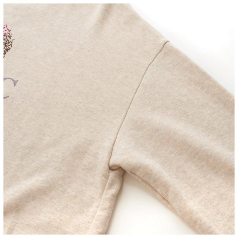 チュニック TUNIC トレーナー 6667 鴨居キャラクター アフロ 綿100